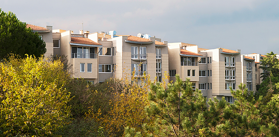 Accommodation building exterior